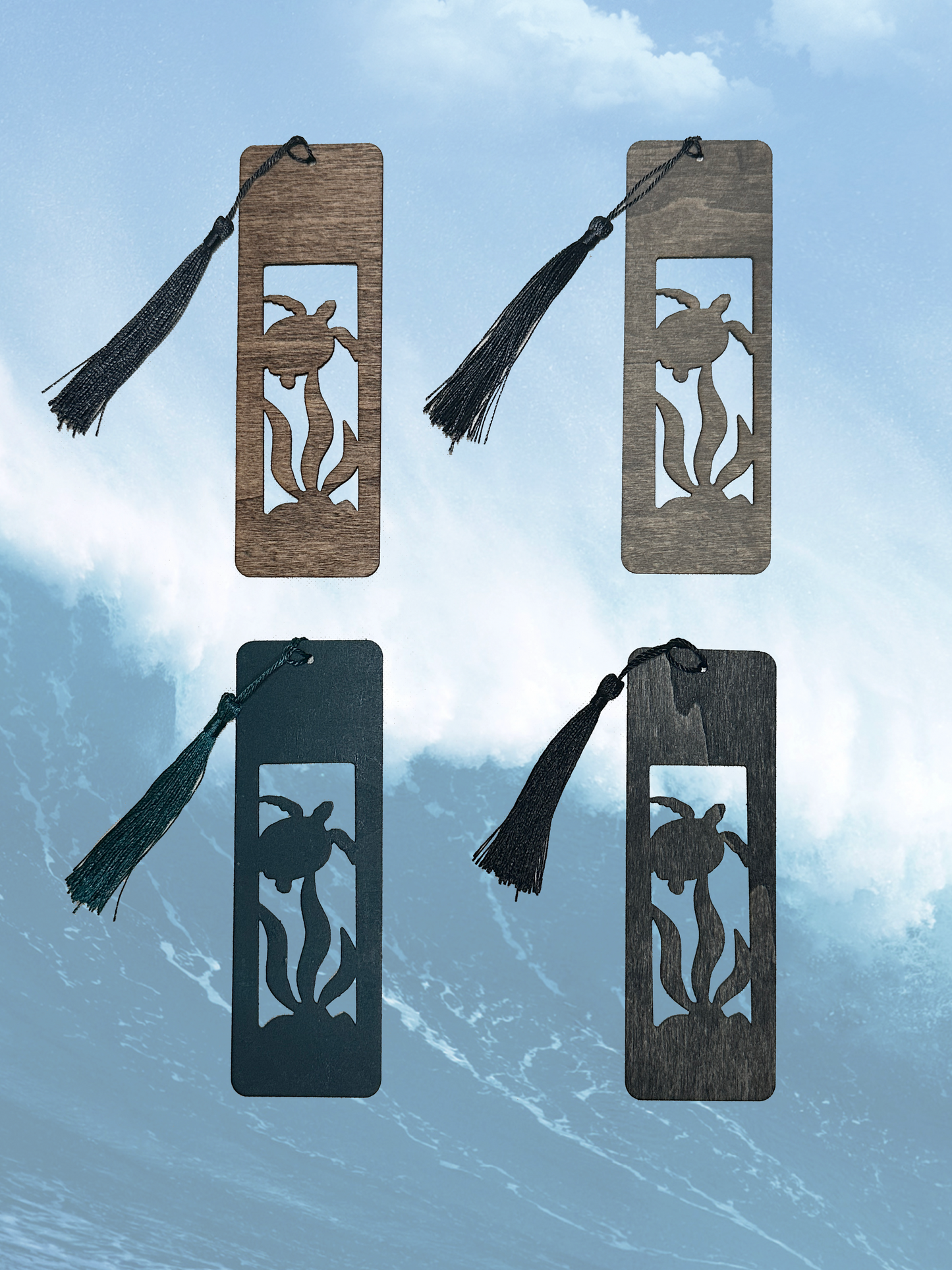 Sea Turtle in Grass Bookmark