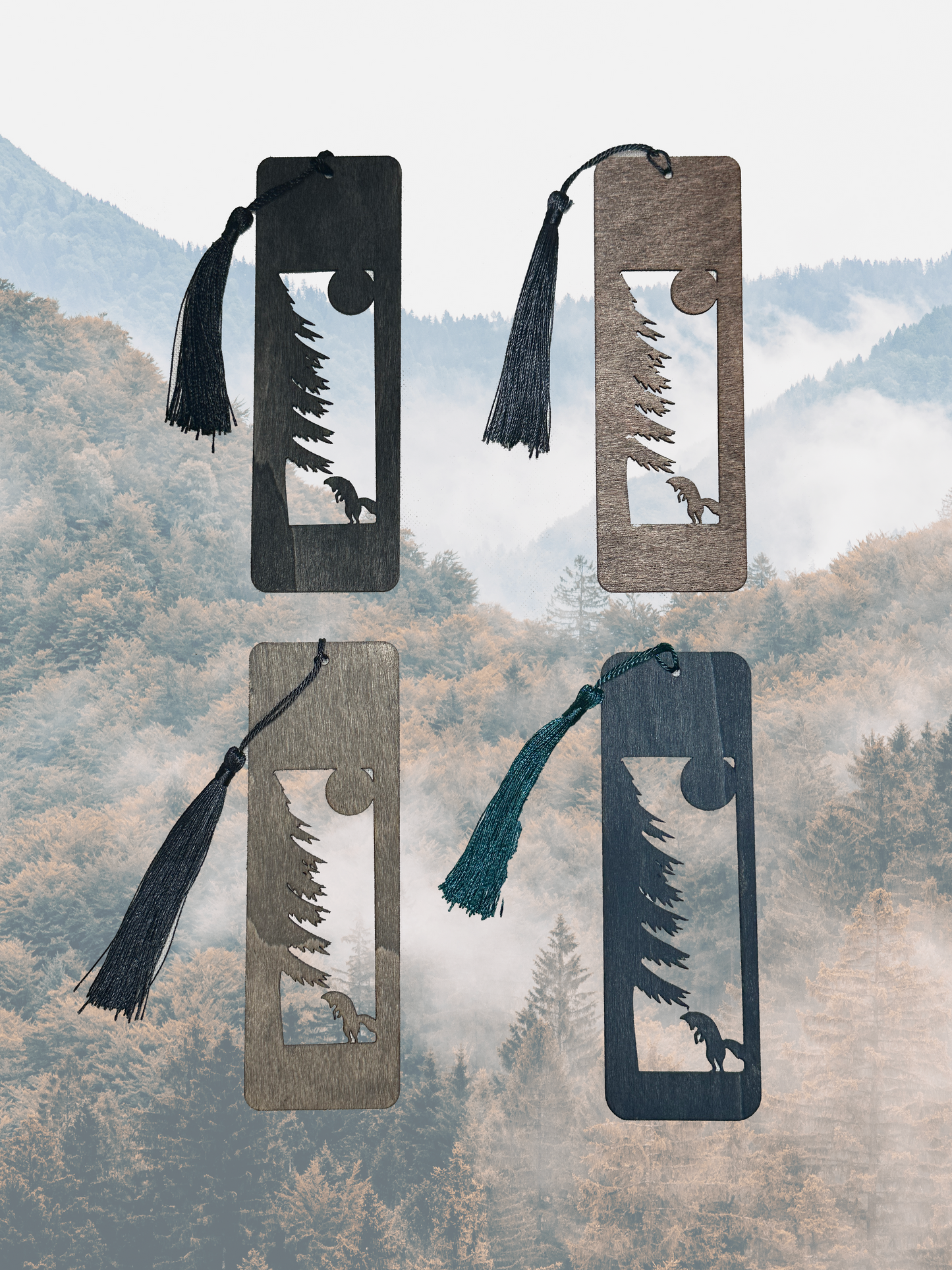 Jumping Fox Bookmark
